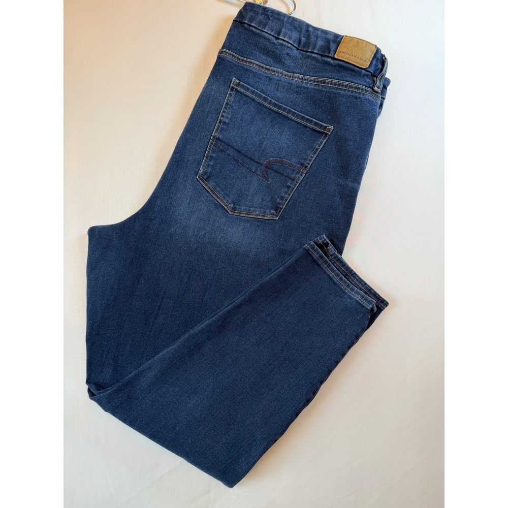 American Eagle 360 Next Level Stretch Jeans Size 24R Dark Wash High Waisted